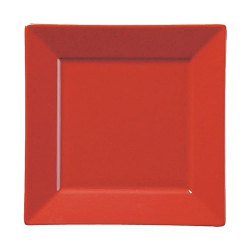スクエア皿 大 レッド SS−1−R