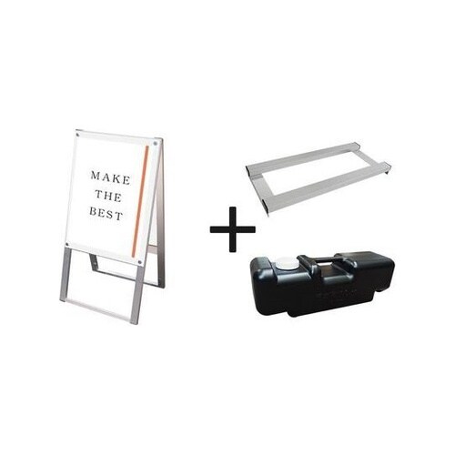 ポスター用スタンド看板 A2両面ホワイト