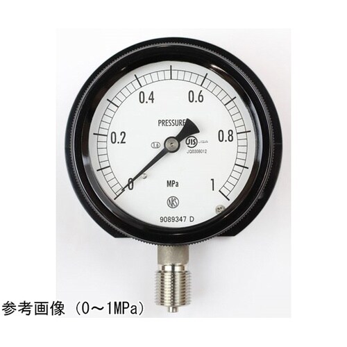 密閉型圧力計(75Φ) 立形B枠 1MP