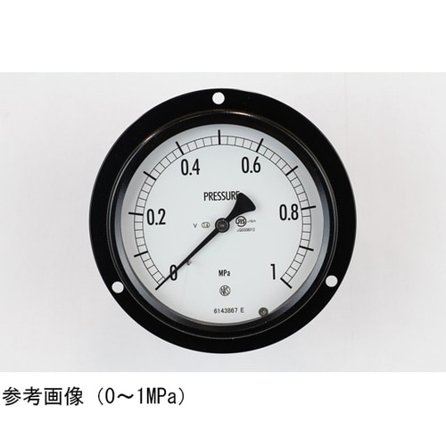 密閉型圧力計(100Φ) 埋込形D枠(取