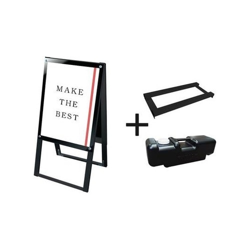 ブラックポスター用スタンド看板 A2両面