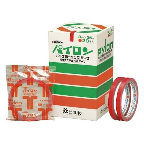 バッグシーリングテープ赤 20巻 HZ−