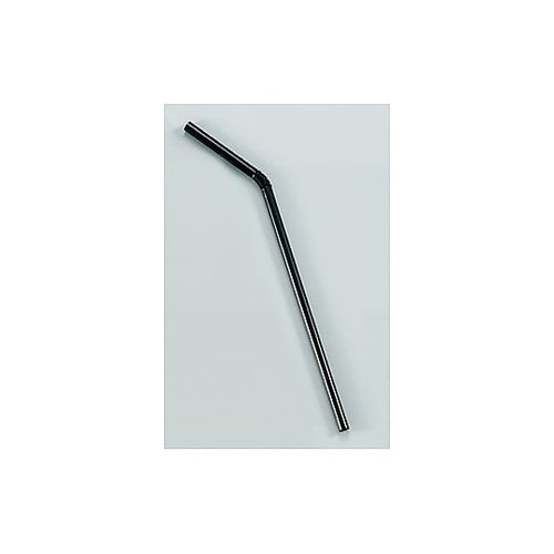 カラーストロー(500本入)黒 フレック