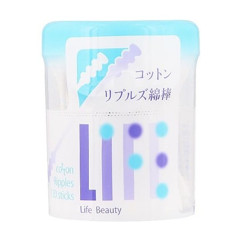ライフ コットンリプルズ綿棒 1ケース(