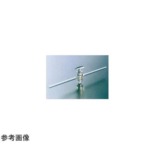 透明摺合二方コック φ24 40/70