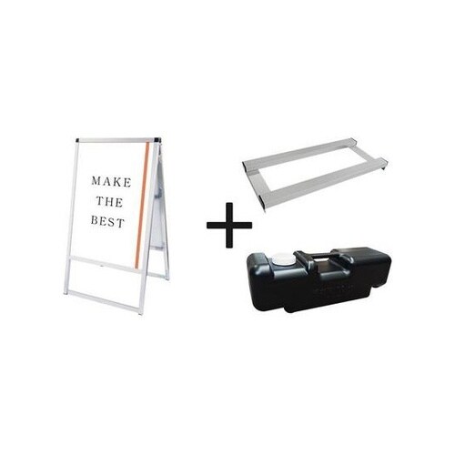 バリウススタンド看板 A2両面 ウエイト