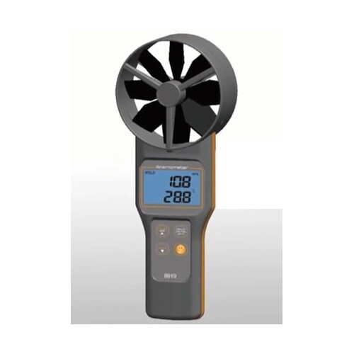 100mmベーン式風速、温度、湿度、CO