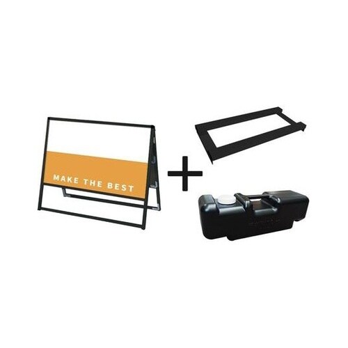 ブラックバリウススタンド看板 アルミ複合