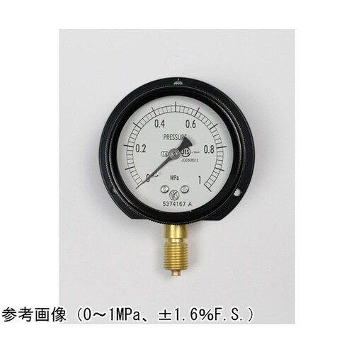 密閉型圧力計(60Φ) 立形B枠 1MP