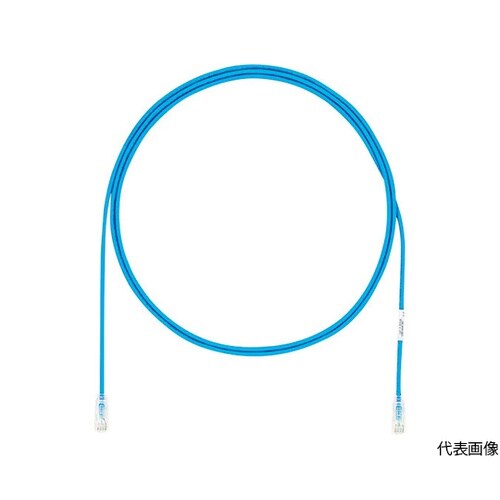 カテゴリ6細径パッチコード 0.5m 青