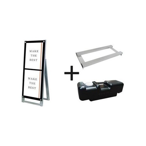 ポスター用スタンド看板 A3縦縦片面ブラ