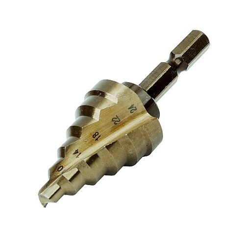 7枚刃 ステップドリル 6−24mm 6