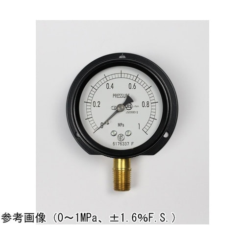 密閉型圧力計(60Φ) 立形B枠 −0.