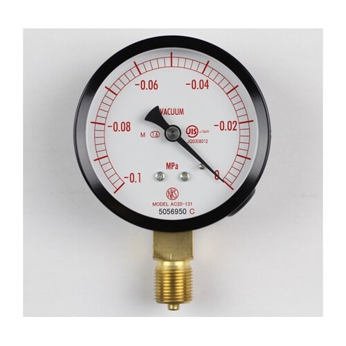 普通形圧力計(Φ75) 真空計(負圧計)
