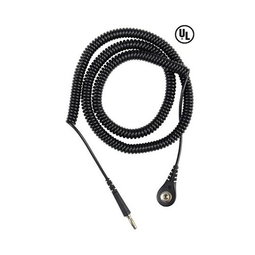 09682 コイル式コード黒6.10m