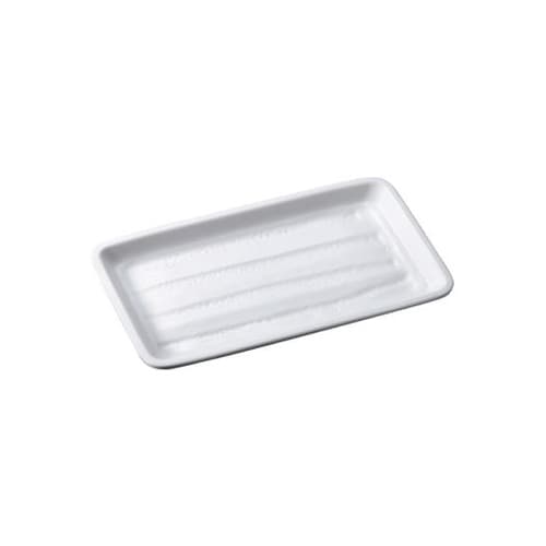 長角皿 小 白 MD−38−W