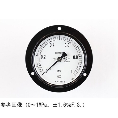 普通形圧力計(Φ75) 埋込形D枠(取付