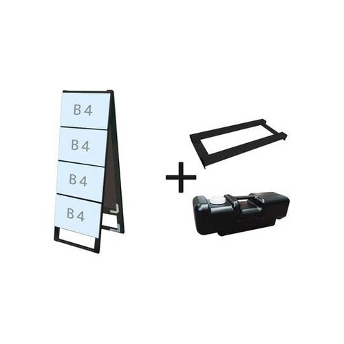 ブラックカードケーススタンド看板 B4横