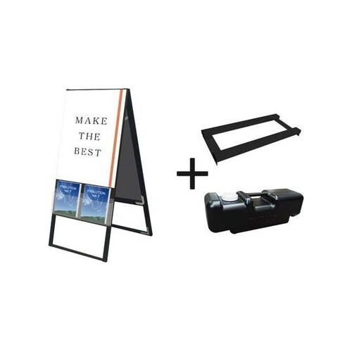 ブラックカタログケーススタンド看板 Uタ