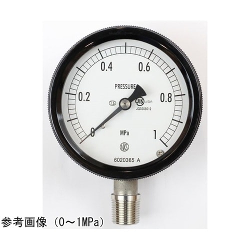 密閉型圧力計(75Φ) 立形A枠 0.2