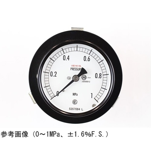 普通形圧力計(Φ75) 禁油 埋込形D枠