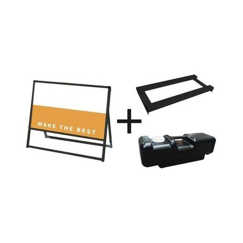 ブラックバリウススタンド看板 アルミ複合