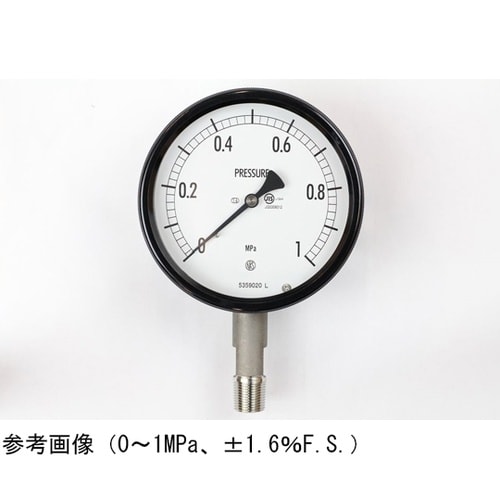 密閉型圧力計(100Φ) 立形A枠 −0