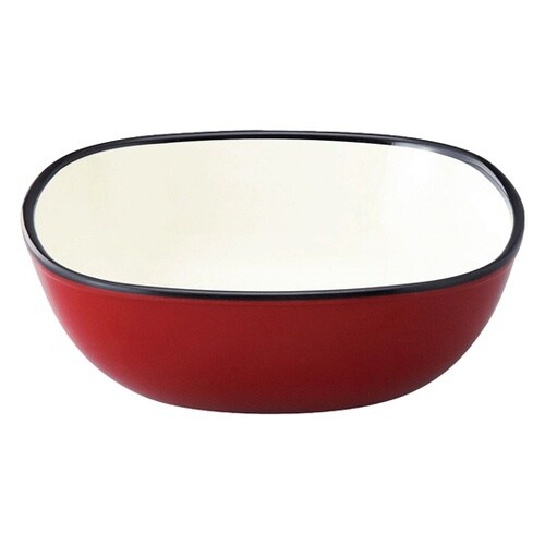 17cm角丸ボール クリムゾンレッド H