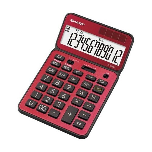 カラー・デザイン電卓 EL−VN83−R