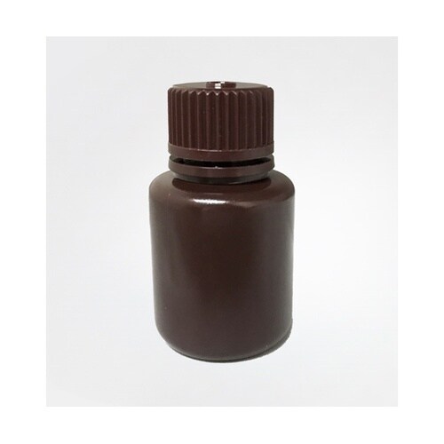 細口試薬ボトル(HDPE 褐色) 30m