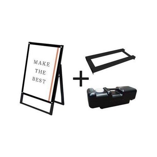 ブラックポスター用スタンド看板マグネジ