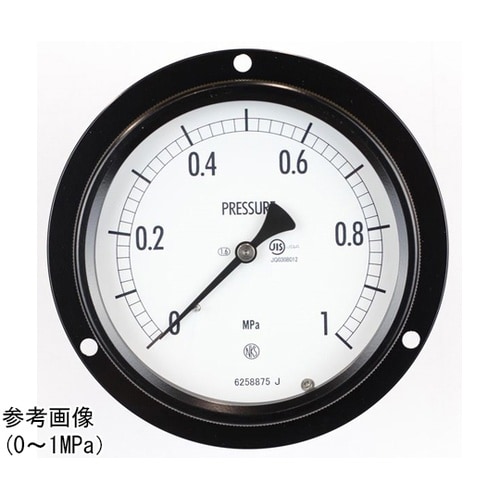 密閉型圧力計(100Φ) 埋込形D枠(取