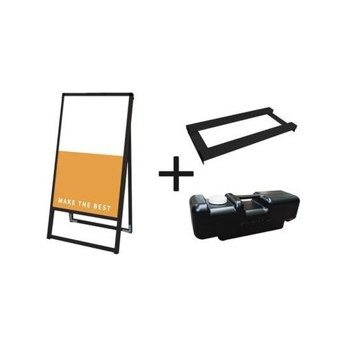 ブラックバリウススタンド看板 アルミ複合