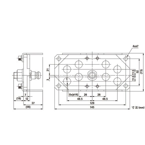 マルチカプラMAM−B型(プラグ)8ポー