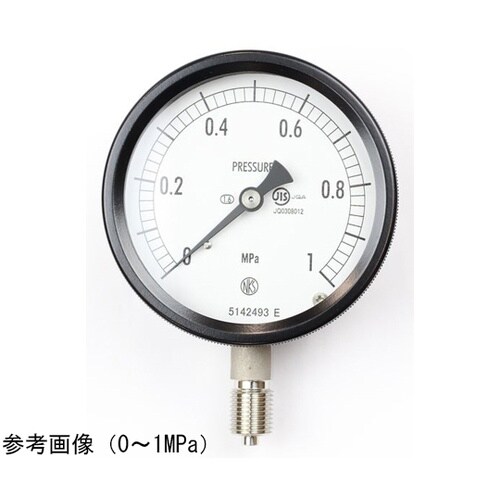 密閉型圧力計(75Φ) 立形A枠 1MP