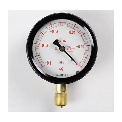 密閉型圧力計(75Φ) 真空計(負圧計)