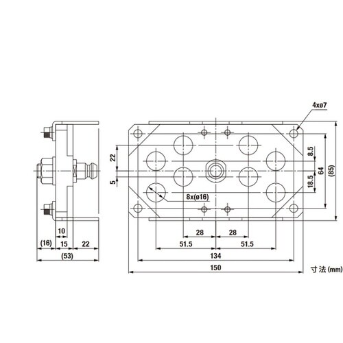 マルチカプラMAM−B型(プラグ)8ポー
