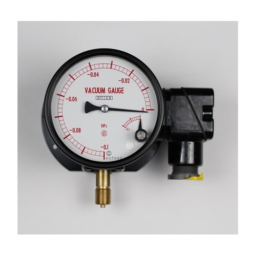 マイクロスイッチ接点付圧力計(100Φ)