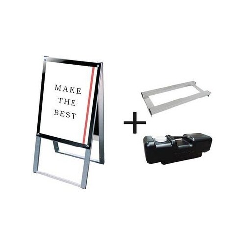 ポスター用スタンド看板 A2両面ブラック