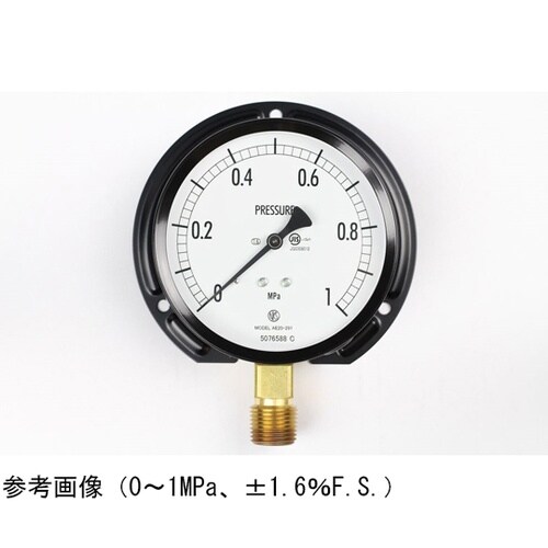 普通形圧力計(Φ100) 立形B枠 2.
