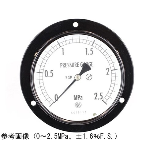 普通形圧力計(Φ100) 埋込形D枠(取