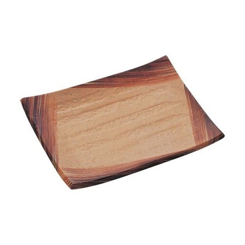 焼物皿 囲炉裏 茶色 MD−21−IR