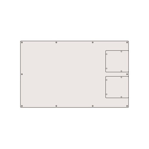 2配線穴付ノーマル天板 W463×H1.