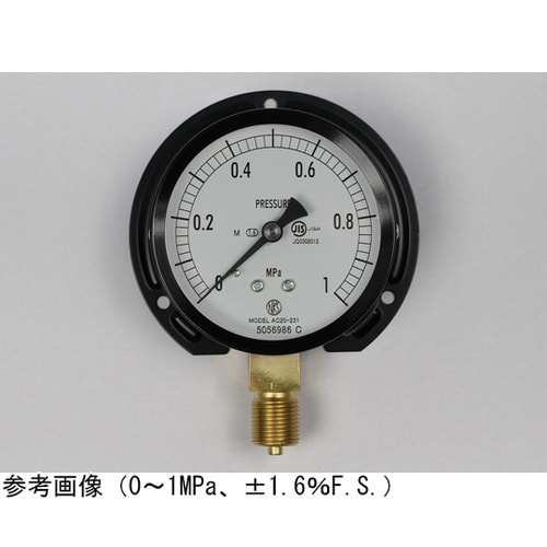 普通形圧力計(Φ75) 立形B枠 蒸気用