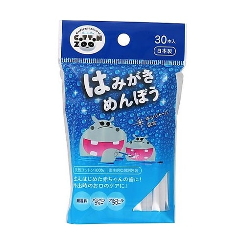 コットンZOO 歯みがき綿棒 1ケース(
