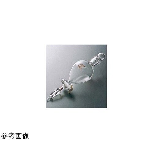 透明摺丸形分液ロート 100mL PTF