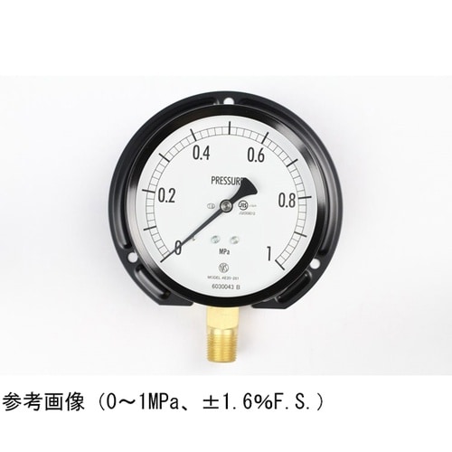 普通形圧力計(Φ100) 立形B枠 2M