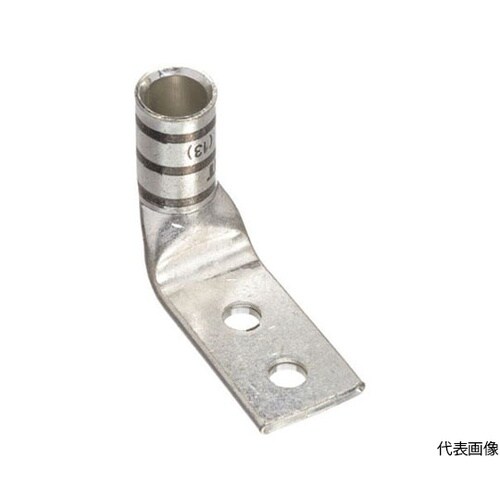 銅製圧縮端子 2穴 電線サイズ AWG2