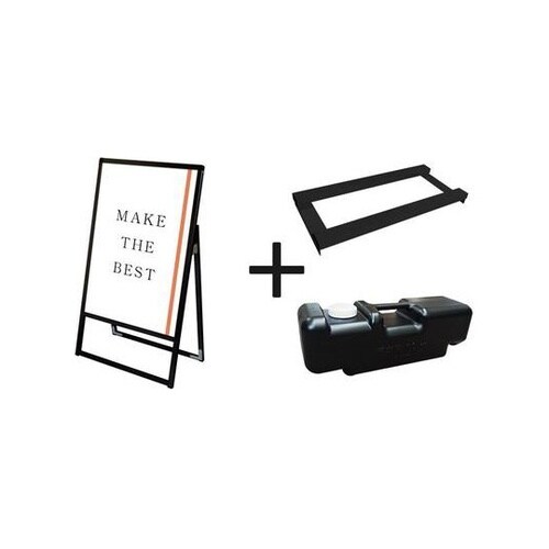 ブラックバリウススタンド看板 A1片面