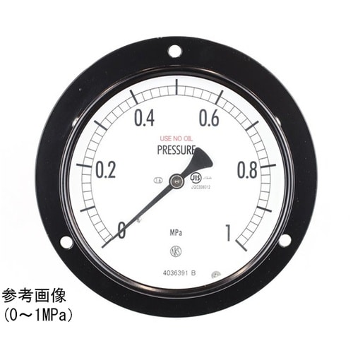 普通形圧力計(Φ100) 禁油 埋込形D